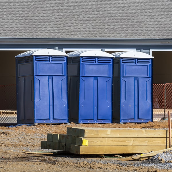 are there any restrictions on where i can place the portable toilets during my rental period in Lake Brownwood